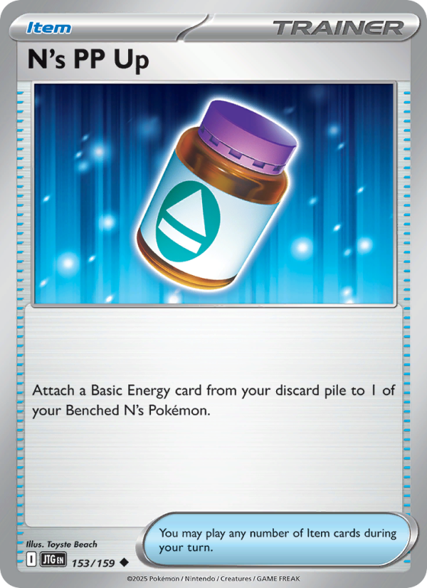N's PP Up (153/159) Reverse Holo card image