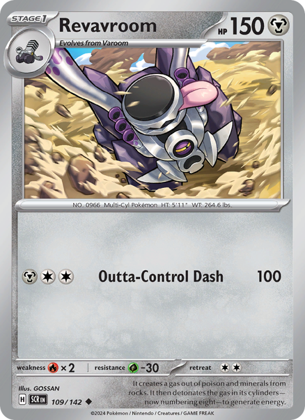 Revavroom (109/142) Reverse Holo card image