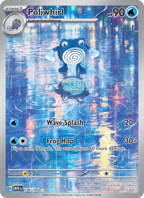 Poliwhirl (176/165) Holographic card image