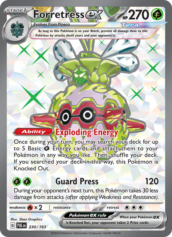 Forretress ex (230/193) Holographic card image