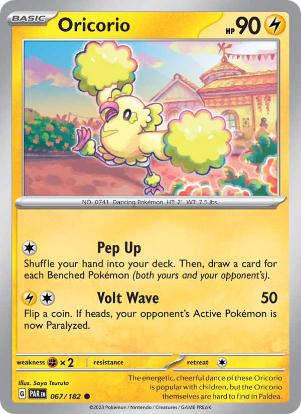 Oricorio (067/182) Reverse Holo card image