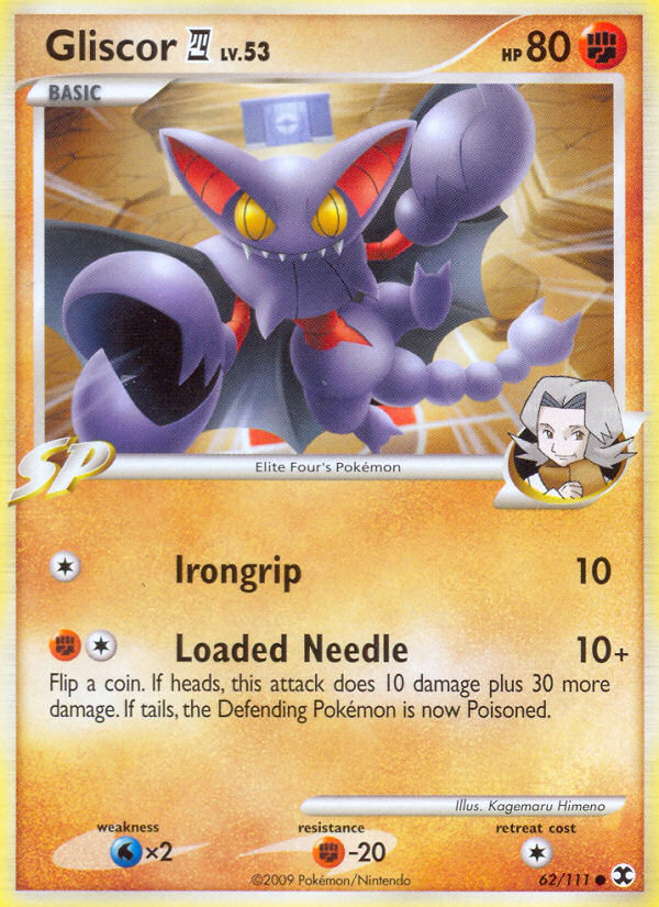 Gliscor 4 (062/111) Reverse Holo card image