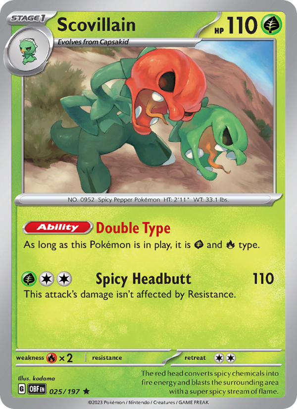Scovillain (025/197) Reverse Holo card image