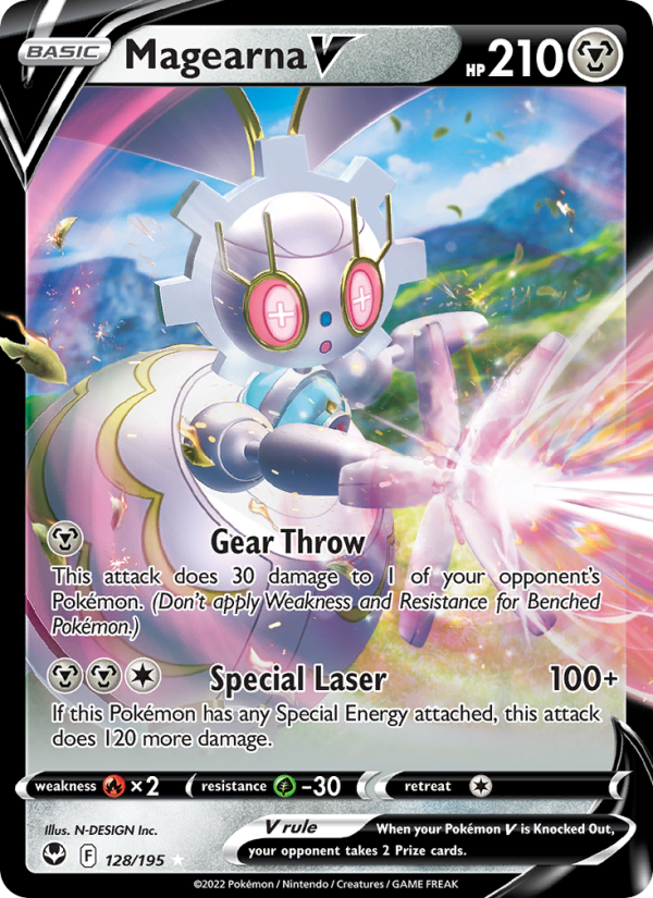 Magearna V (128/195) Holographic card image