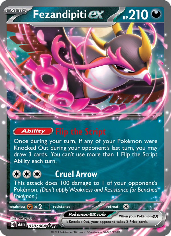 Fezandipiti ex (038/64) Holographic card image