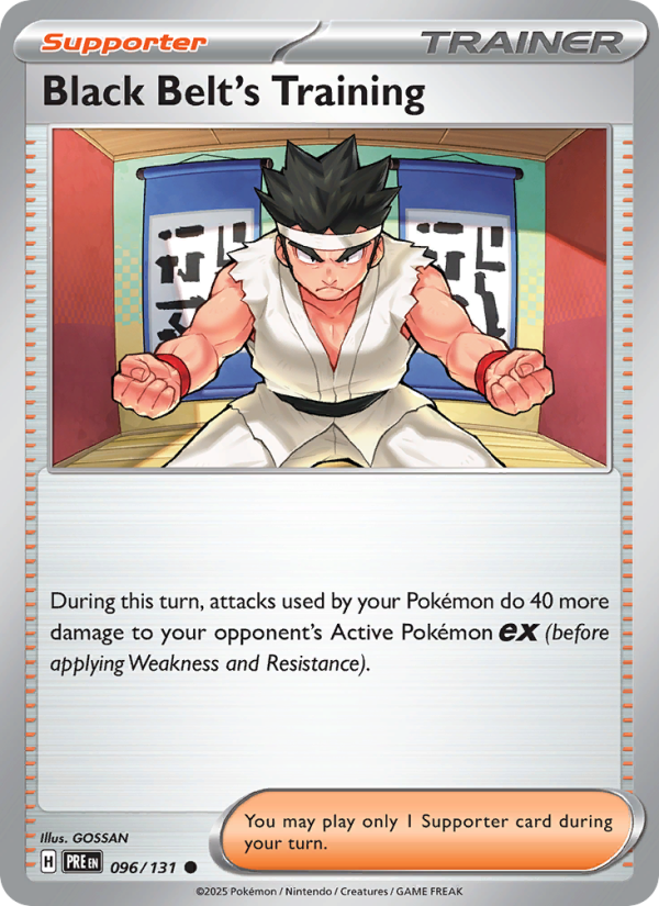 Black Belt's Training (096/131) Reverse Holo card image