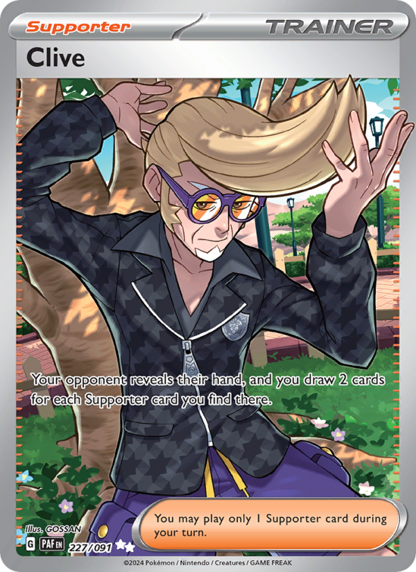 Clive (227/91) Holographic card image