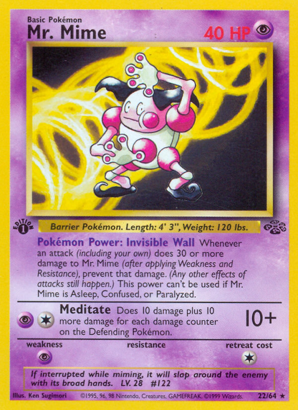 Mr. Mime (022/64) Reverse Holo card image