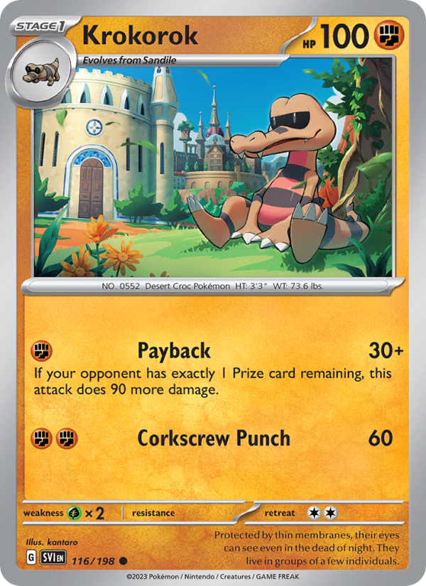 Krokorok (116/198) Reverse Holo card image