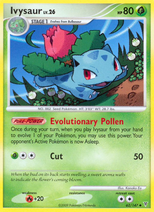 Ivysaur (062/147) Reverse Holo card image