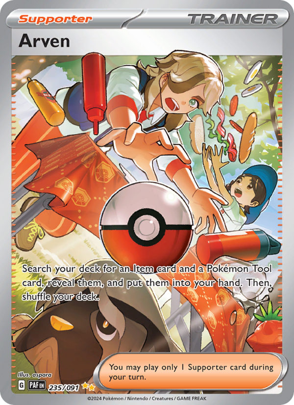 Arven (235/91) Holographic card image
