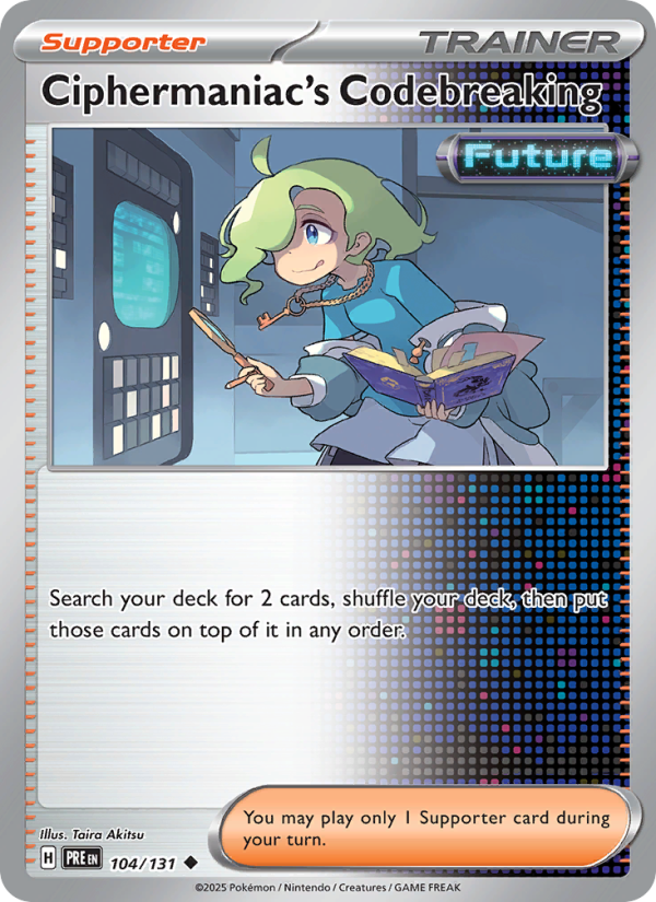 Ciphermaniac's Codebreaking (104/131) Reverse Holo card image