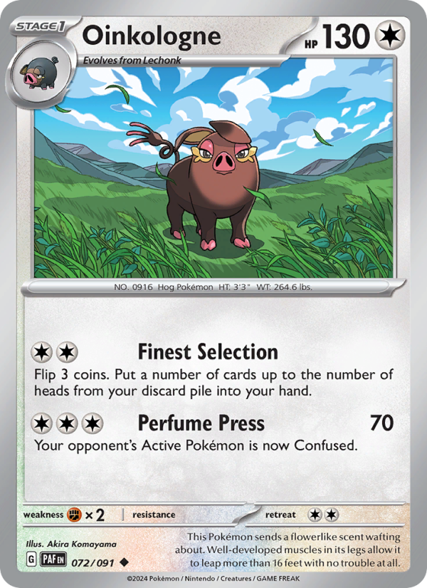 Oinkologne (072/91) Reverse Holo card image