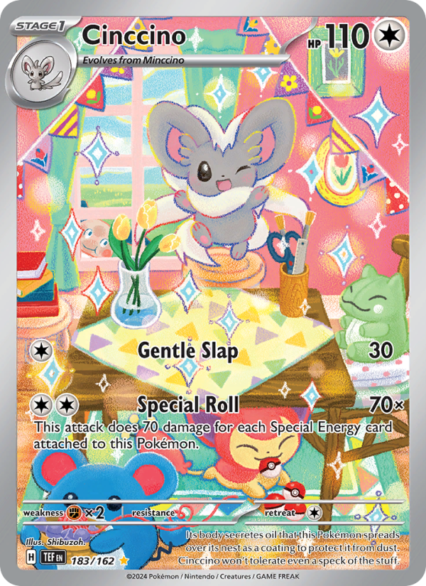 Cinccino (183/162) Holographic card image