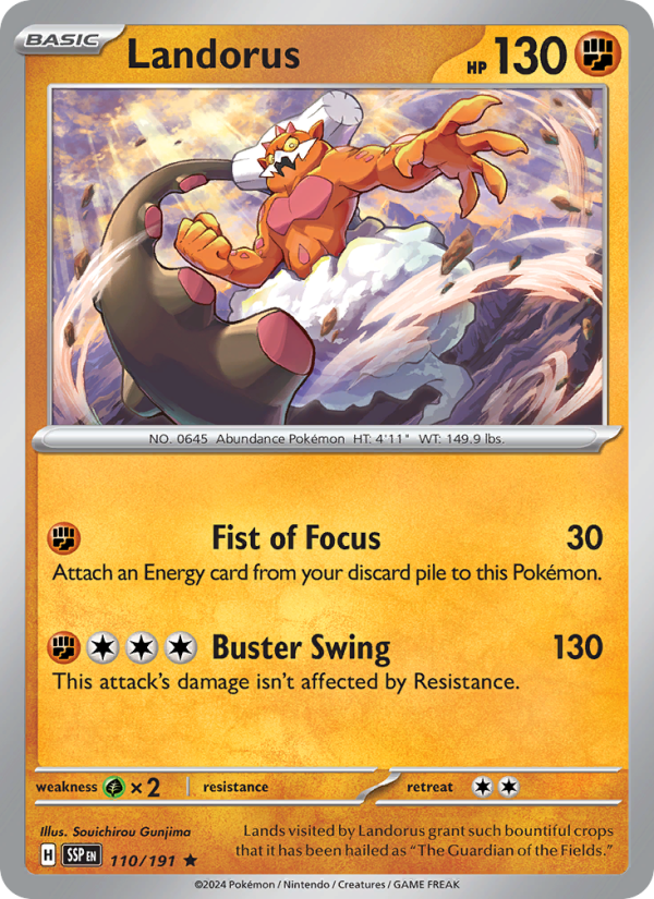 Landorus (110/191) Reverse Holo card image