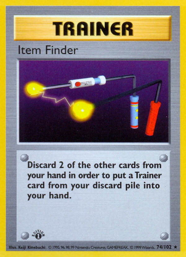Item Finder (074/102) Reverse Holo card image