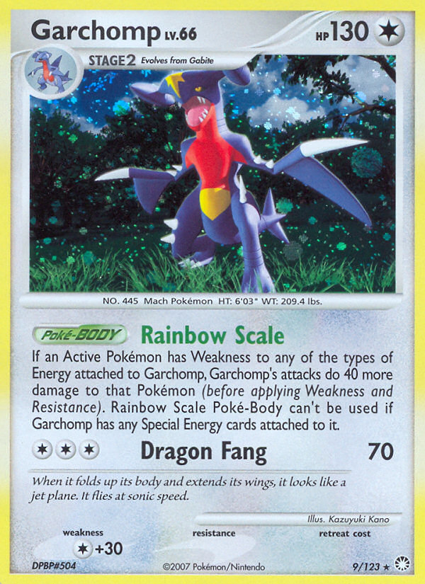 Garchomp (009/122) Reverse Holo card image