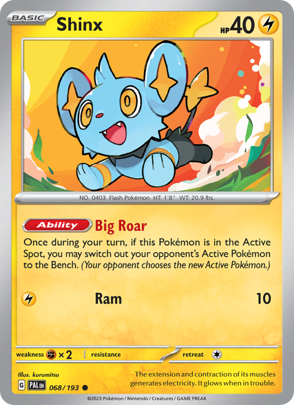 Shinx (068/193) Reverse Holo card image