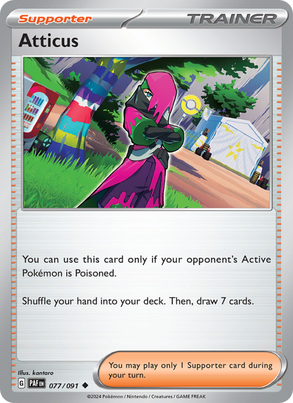 Atticus (077/91) Reverse Holo card image