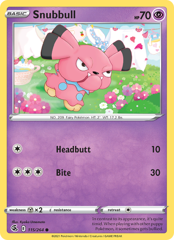 Snubbull (115/264) Reverse Holo card image