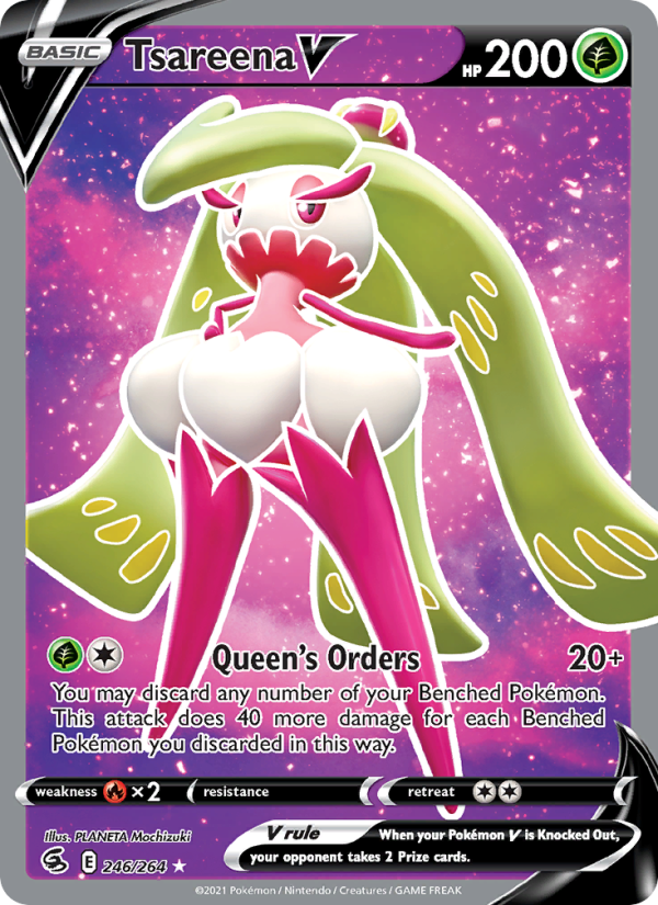 Tsareena V (246/264) Holographic card image