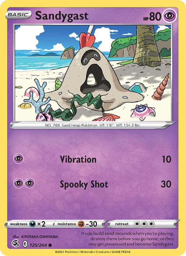 Sandygast (125/264) Reverse Holo card image