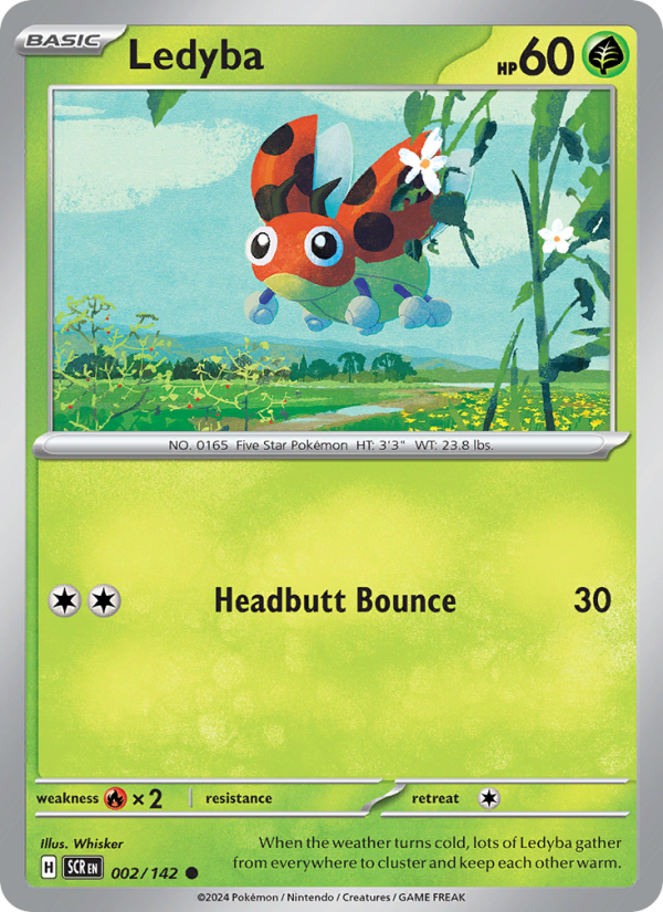 Ledyba (002/142) Reverse Holo card image