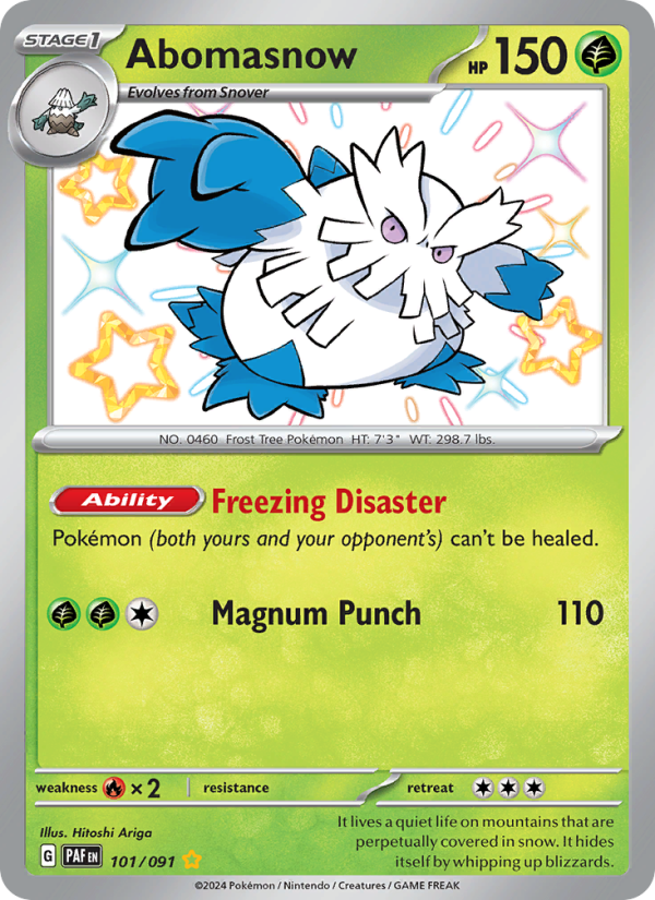 Abomasnow (101/91) Holographic card image