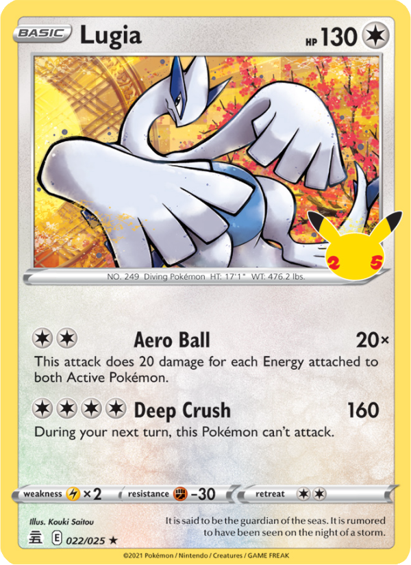 Lugia (022/25) Holographic card image