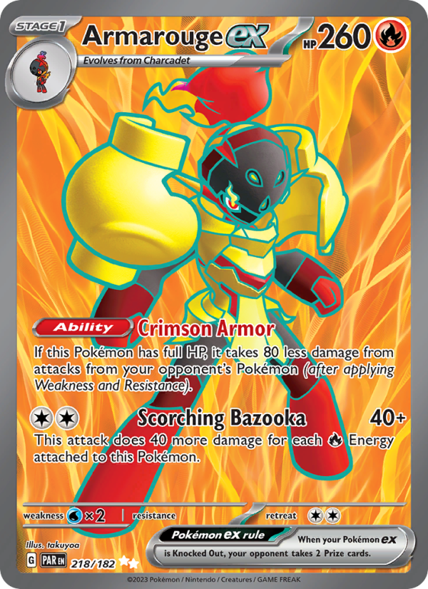 Armarouge ex (218/182) Holographic card image