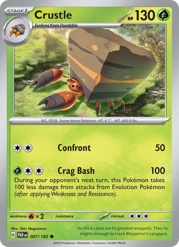 Crustle (007/182) Reverse Holo card image