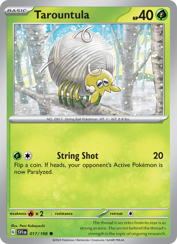 Tarountula (017/198) Reverse Holo card image