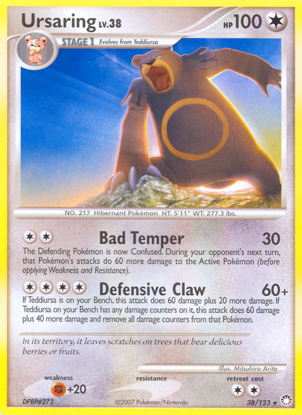 Ursaring (038/122) Reverse Holo card image