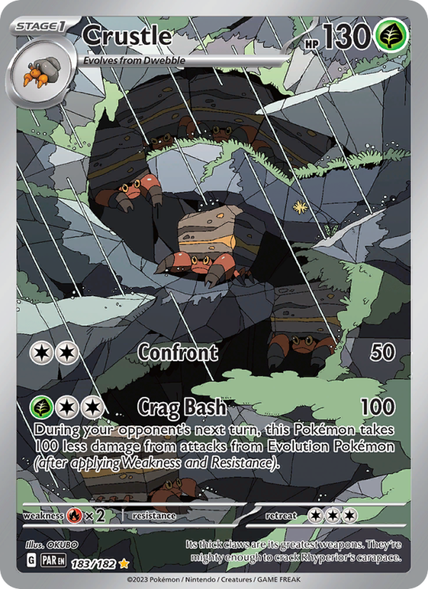 Crustle (183/182) Holographic card image