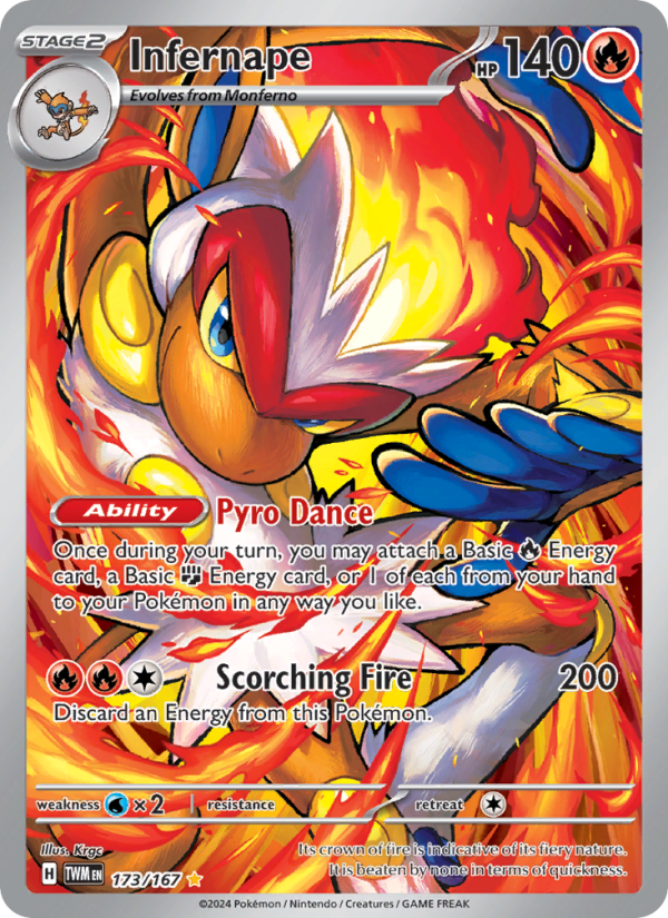 Infernape (173/167) Holographic card image