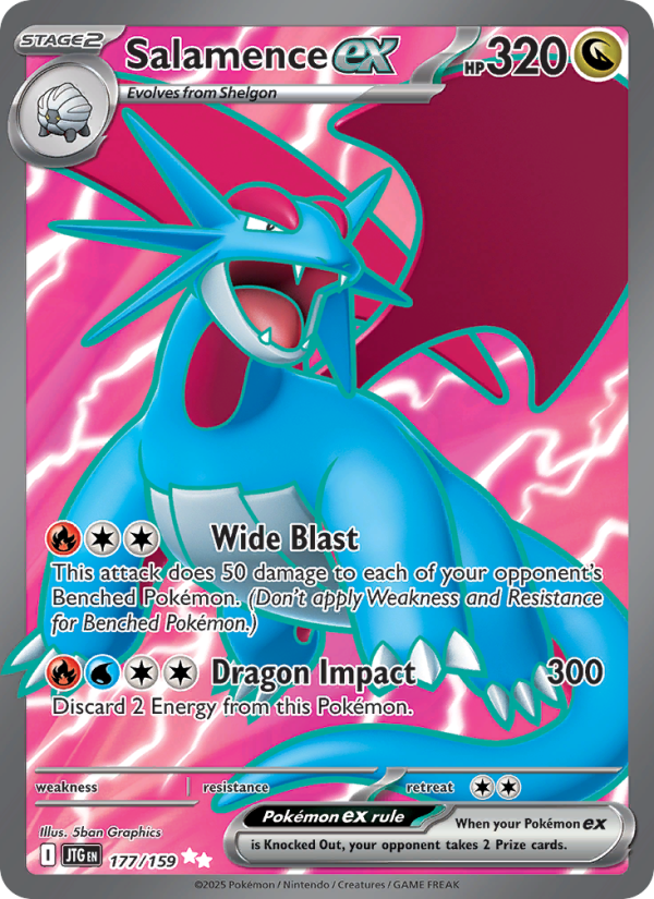 Salamence ex (177/159) Reverse Holo card image