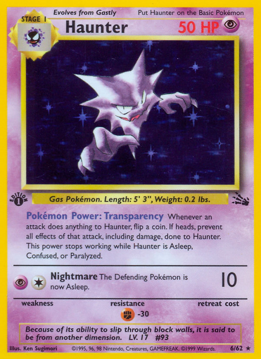 Haunter (006/62) Reverse Holo card image