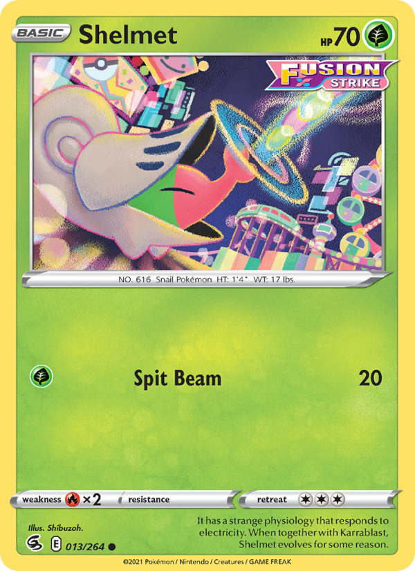 Shelmet (013/264) Reverse Holo card image