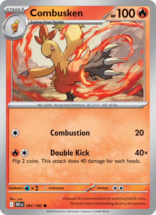 Combusken (041/182) Reverse Holo card image