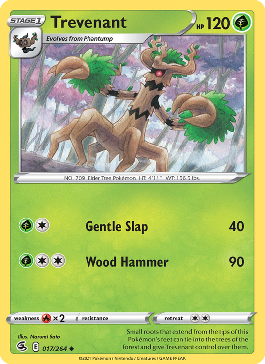Trevenant (017/264) Reverse Holo card image