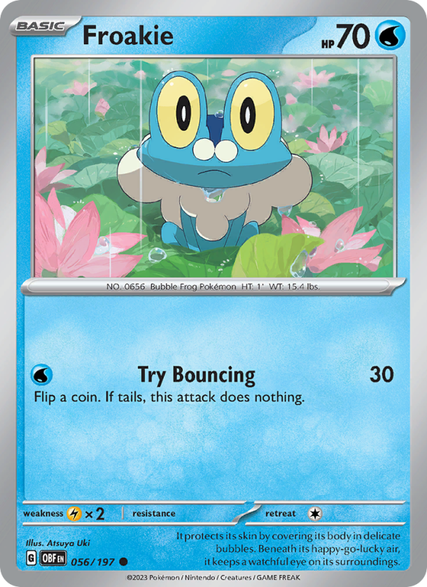 Froakie (056/197) Reverse Holo card image