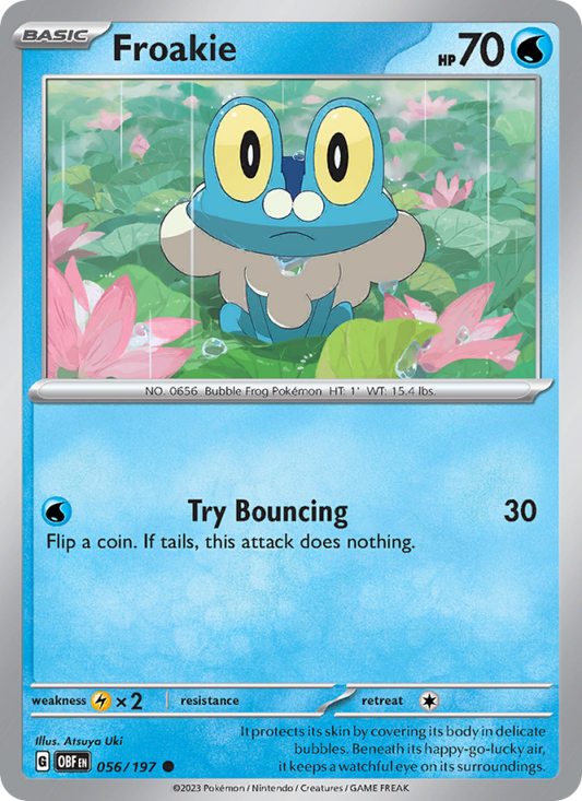 Froakie (056/197) Reverse Holo card image