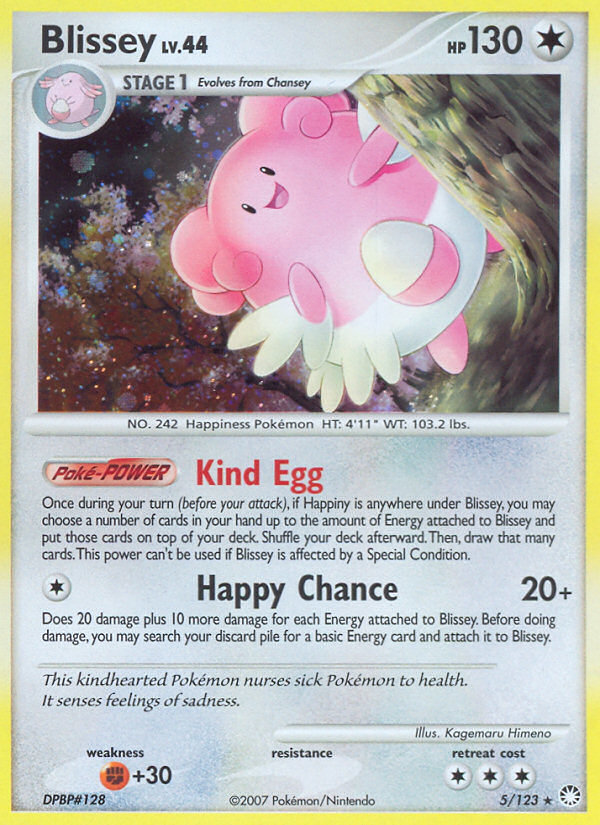 Blissey (005/122) Reverse Holo card image