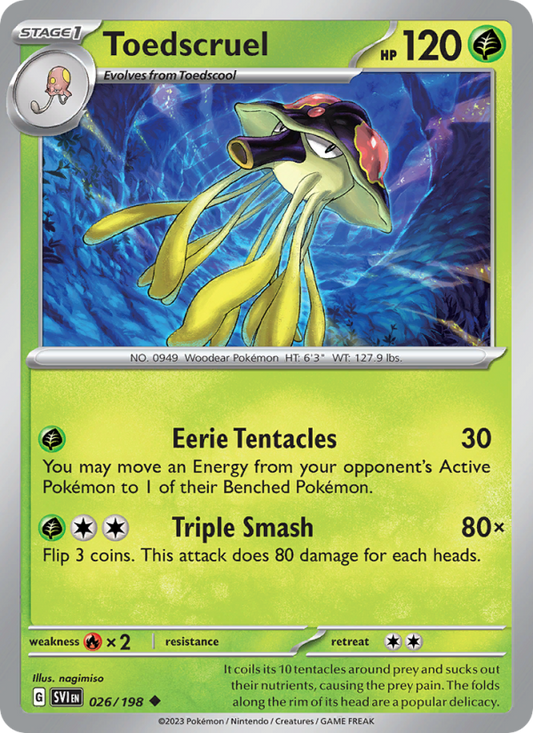 Toedscruel (026/198) Reverse Holo card image