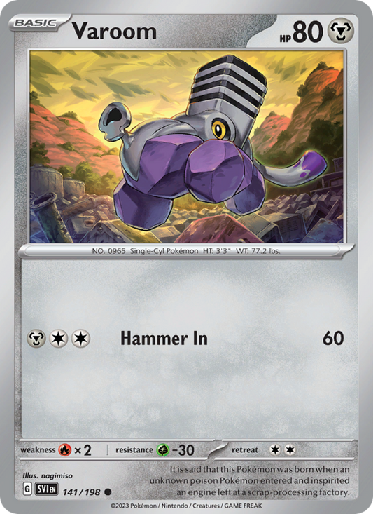 Varoom (141/198) Reverse Holo card image