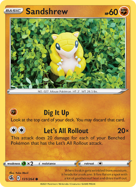 Sandshrew (131/264) Reverse Holo card image