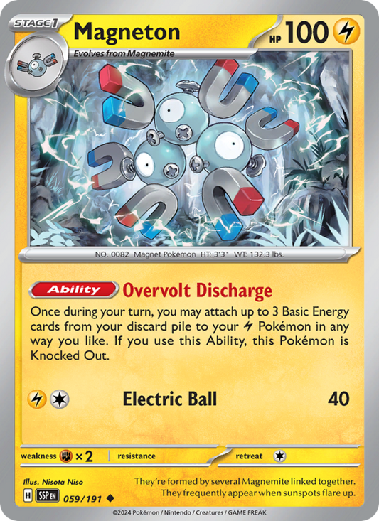 Magneton (059/191) Reverse Holo card image