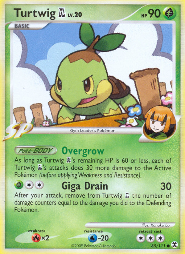 Turtwig GL (085/111) Reverse Holo card image