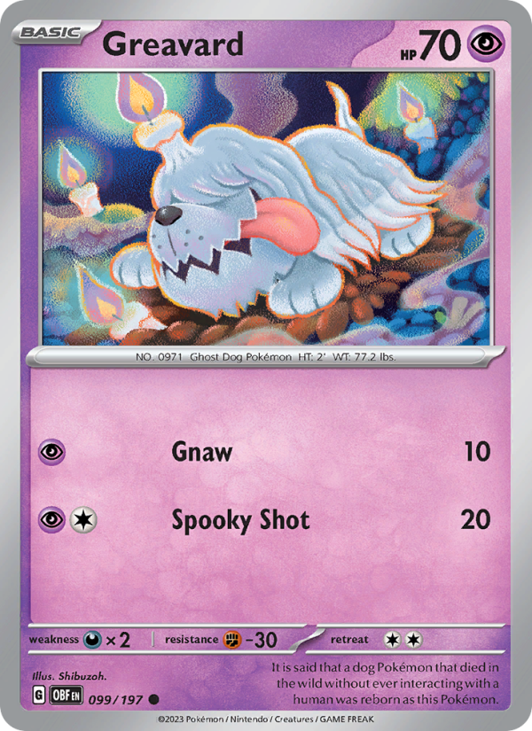 Greavard (099/197) Reverse Holo card image