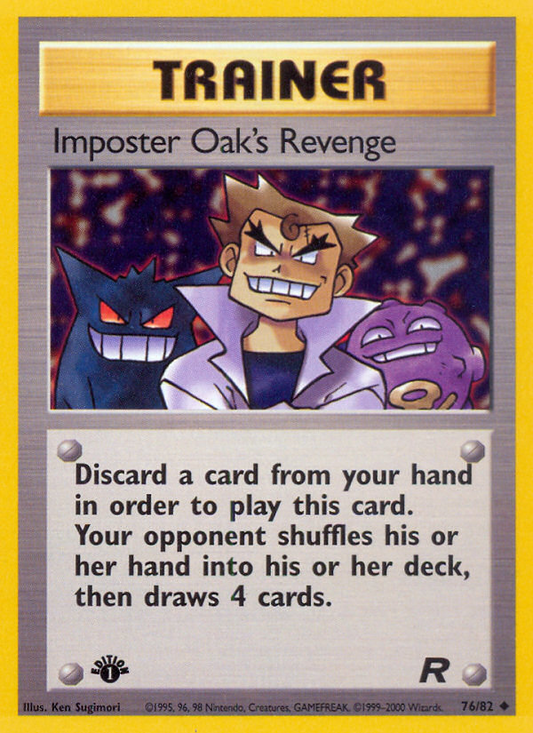 Imposter Oak's Revenge (076/82) Reverse Holo card image